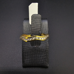 Sortija circonita oro 18K