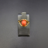 Sortija con Coral Rojo - Elegancia Natural