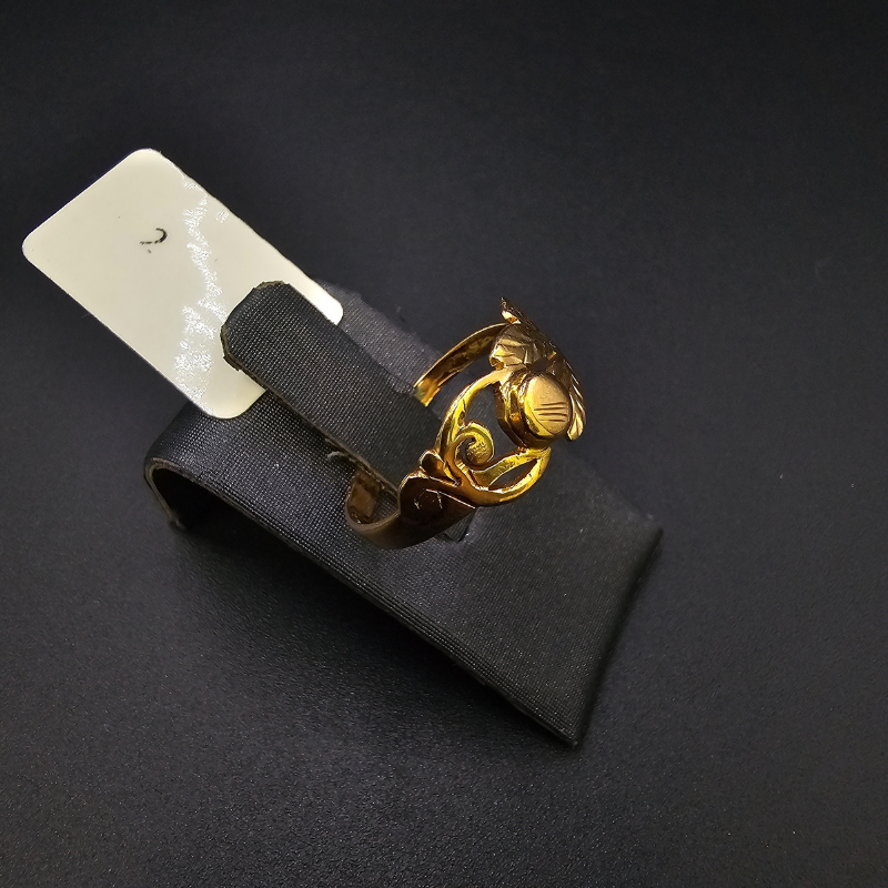 Sortija flor oro 18K