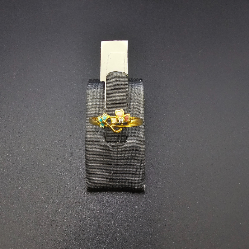 Anillo flores de color