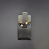 Sortija fina con piedras azules