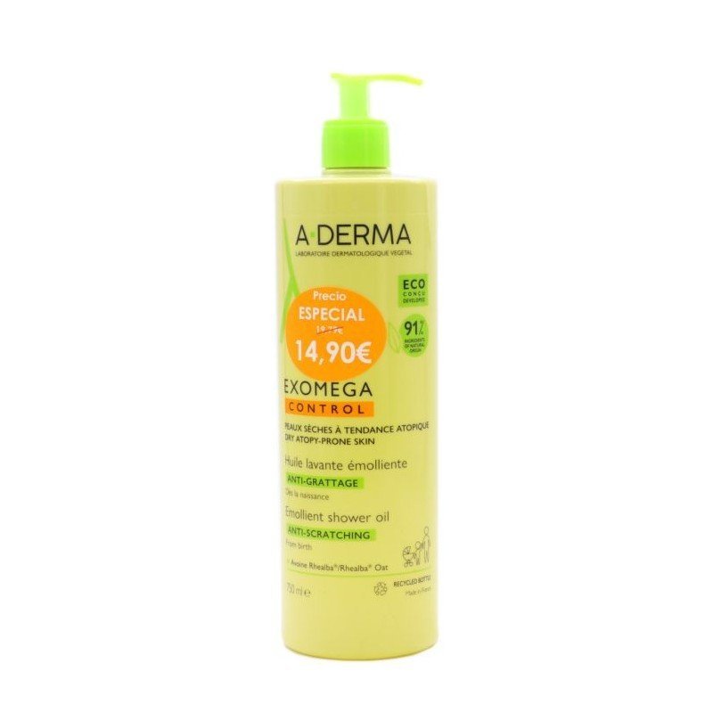 A-Derma Exomega Control Aceite Limpiador Emoliente