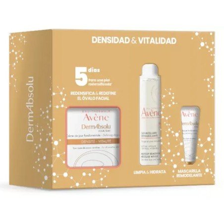 Cofre Avène Dermabsolu Crema Noche + Agua Micelar + Mascarilla