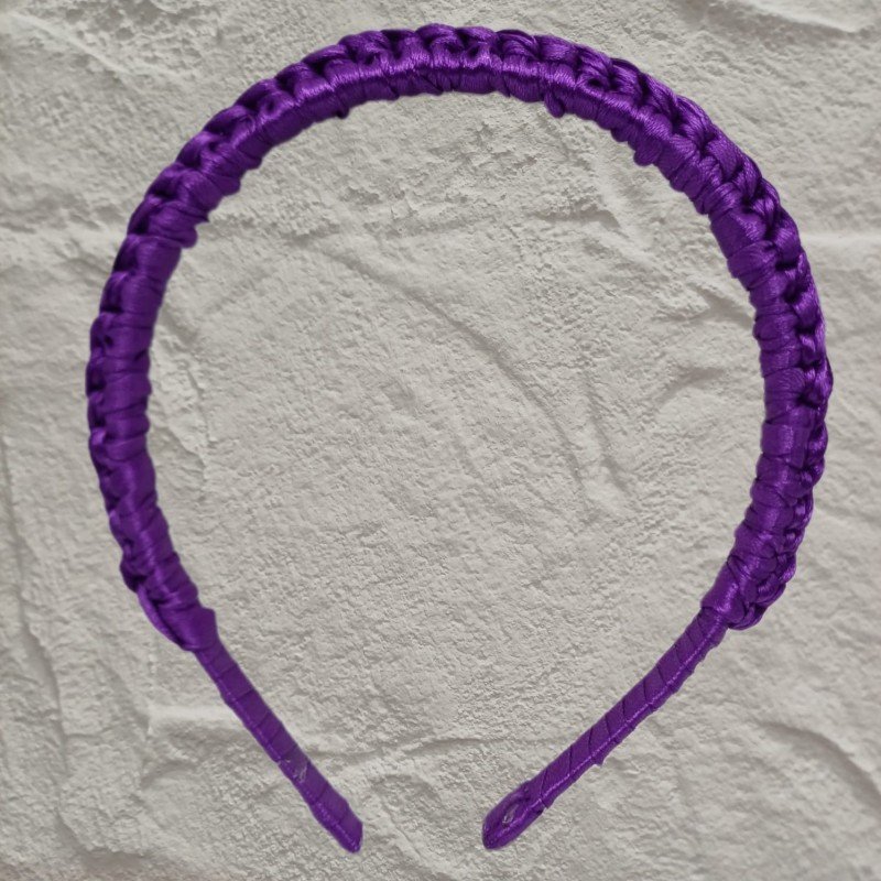 Diadema niña cinta de raso marraja