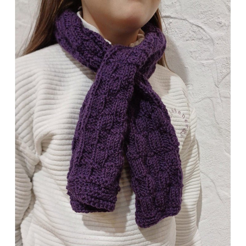 Bufanda punto para niños marraja