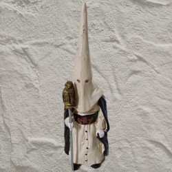 Capirote miniatura en resina del Santo Entierro