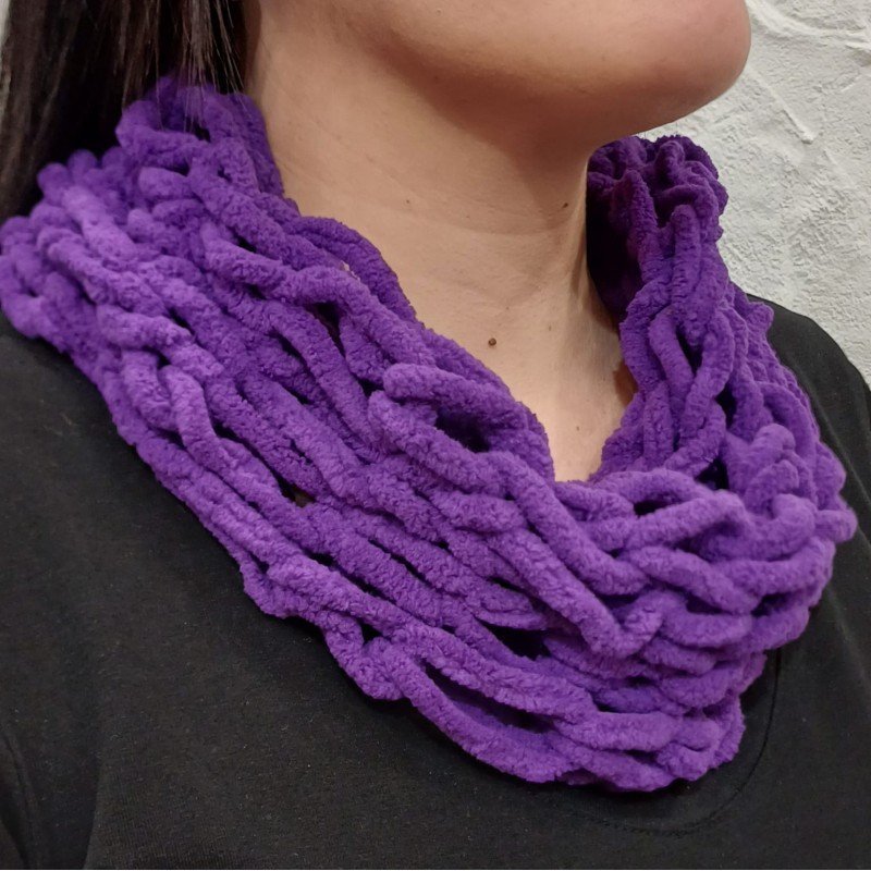 Cuello bufanda marrajo