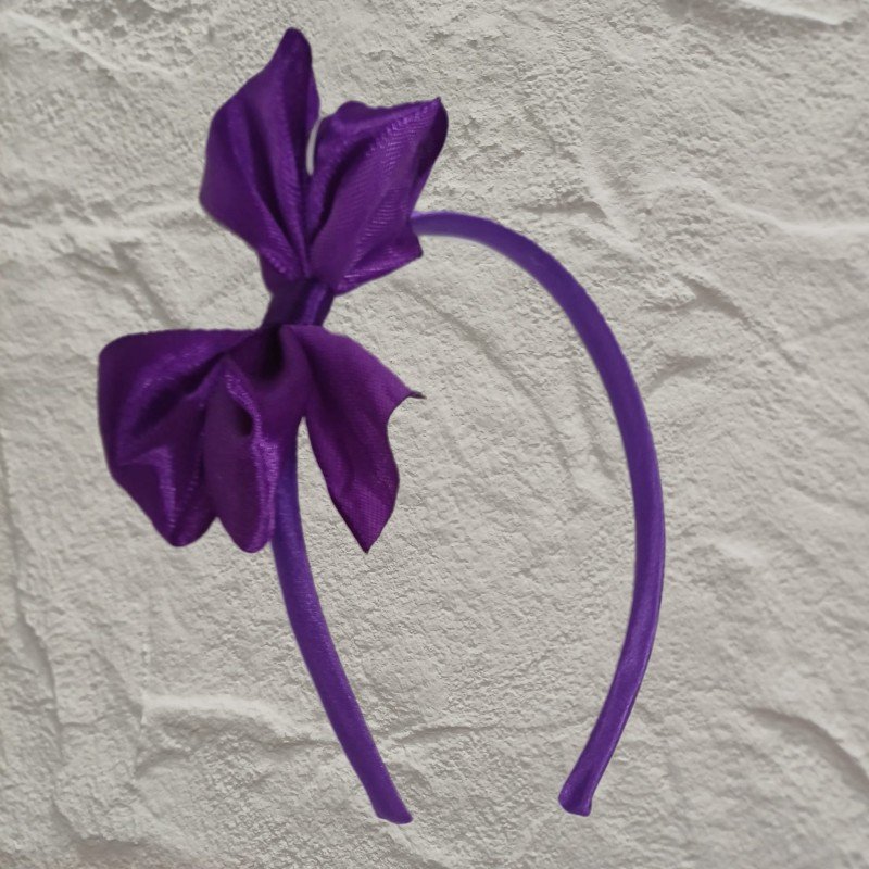 Diadema forrada con lazo Marrajo