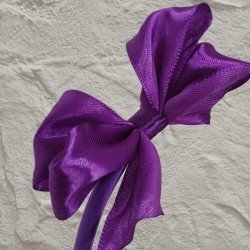 Diadema forrada con lazo Marrajo