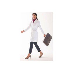 Bata entallada mujer largo