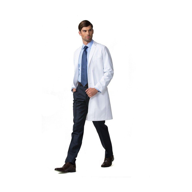 Bata sanitaria unisex de manga larga